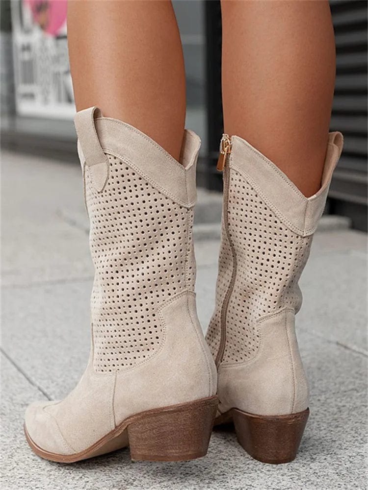 Women's Orthopaedic Boots | Western Style, Breathable, Cushioned Comfort 8