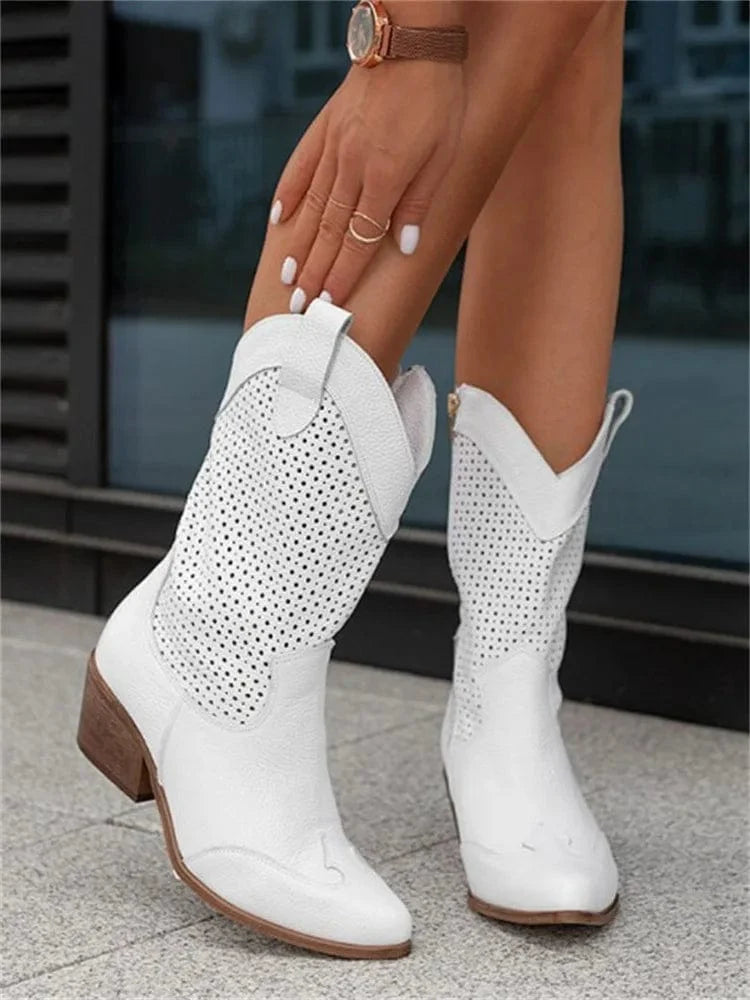 Women's Orthopaedic Boots | Western Style, Breathable, Cushioned Comfort 9