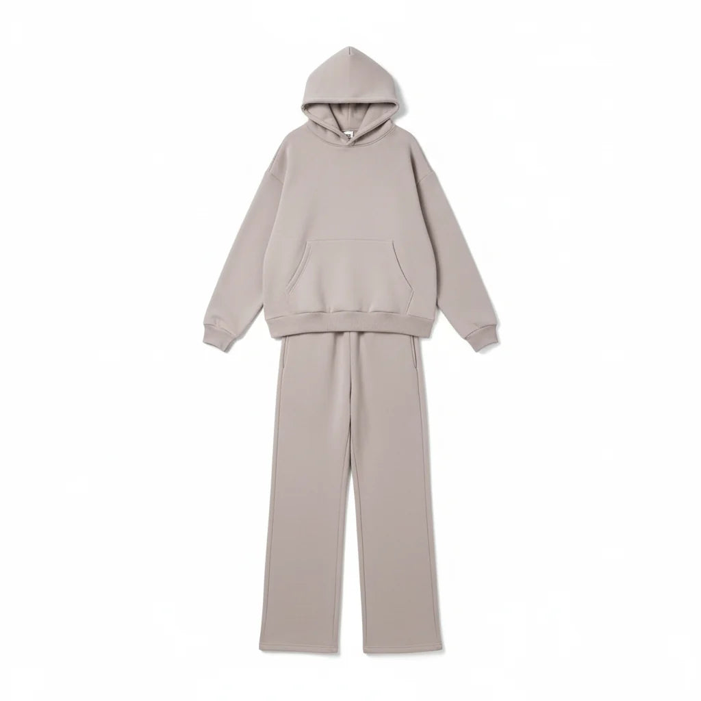 Women's Oversized Hoodie and Jogger Set | Soft Cotton, Casual Comfort 1