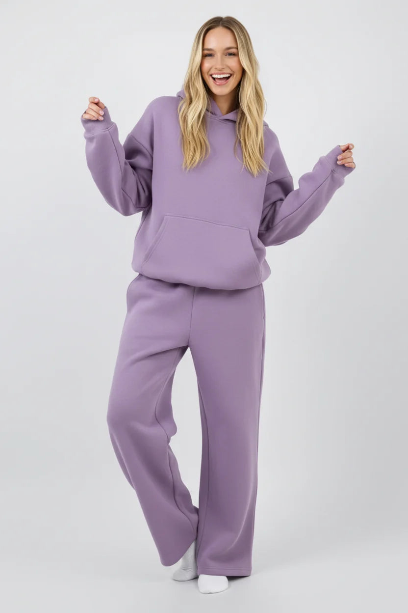 Women's Oversized Hoodie and Jogger Set | Soft Cotton, Casual Comfort 10