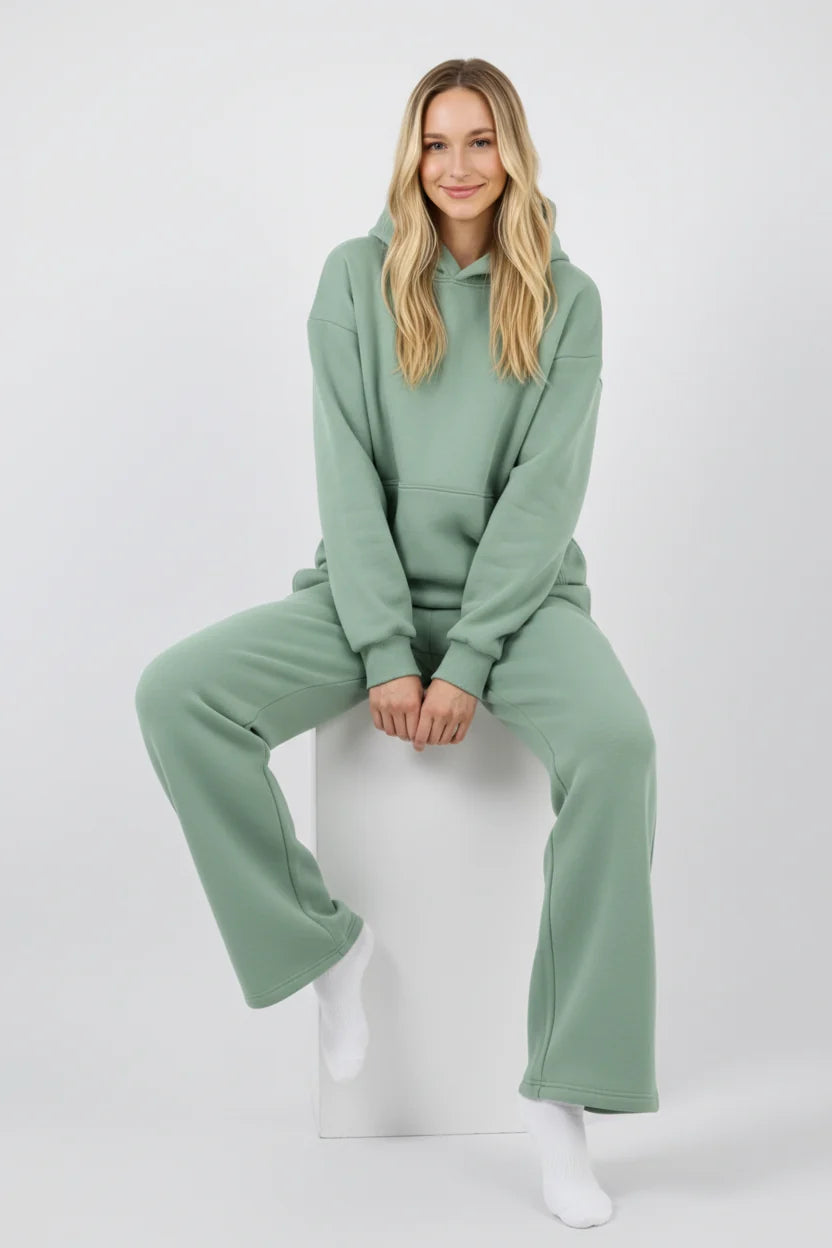 Women's Oversized Hoodie and Jogger Set | Soft Cotton, Casual Comfort 16