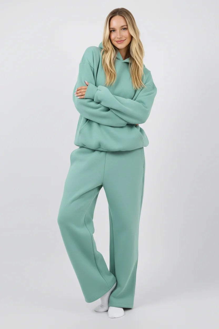 Women's Oversized Hoodie and Jogger Set | Soft Cotton, Casual Comfort 9