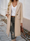 Women's Oversized Trench Coat | Notched Lapel, Self-Tie Belt, Midi Length 0