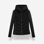 Women's Quilted Jacket | Chevron Stitch, Lightweight, Hooded Layering 0