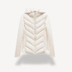 Women's Quilted Jacket | Chevron Stitch, Lightweight, Hooded Layering 3