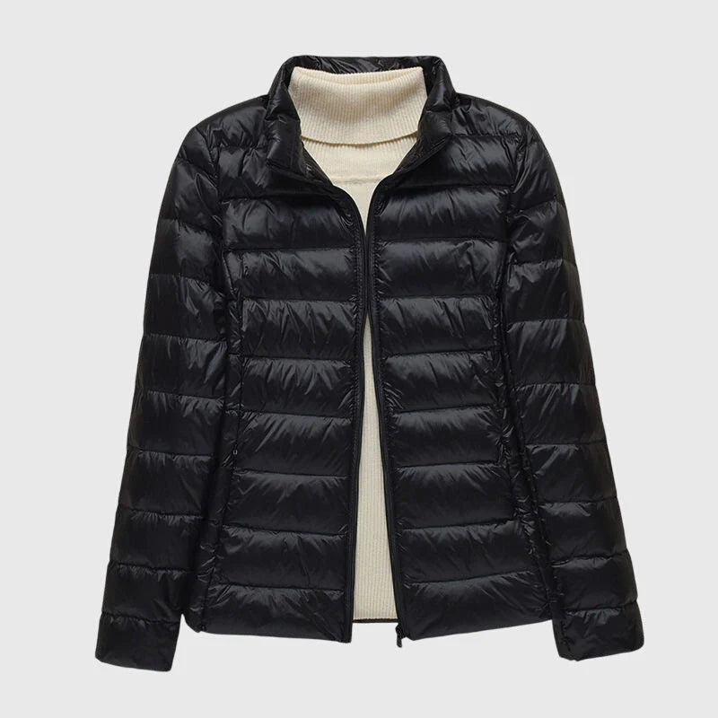 Women's Quilted Jacket | Ultra-Lightweight, Windproof, Waterproof Winter Coat 14