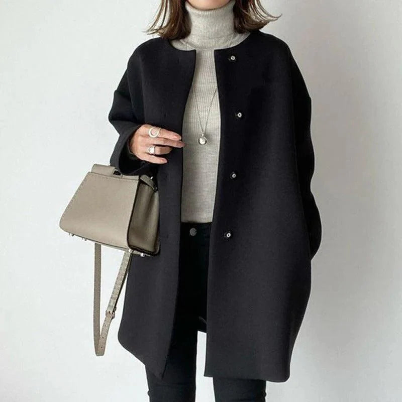 Women's Relaxed Fit Coat | Elegant and Versatile Winter Outerwear 8