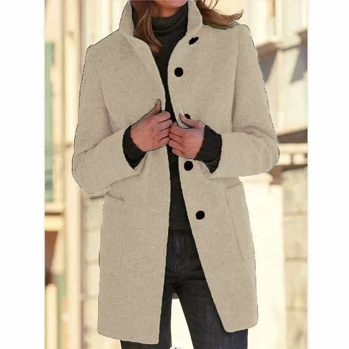 Women's Trench Coat | Elegant Classic Fit with Practical Pockets 0