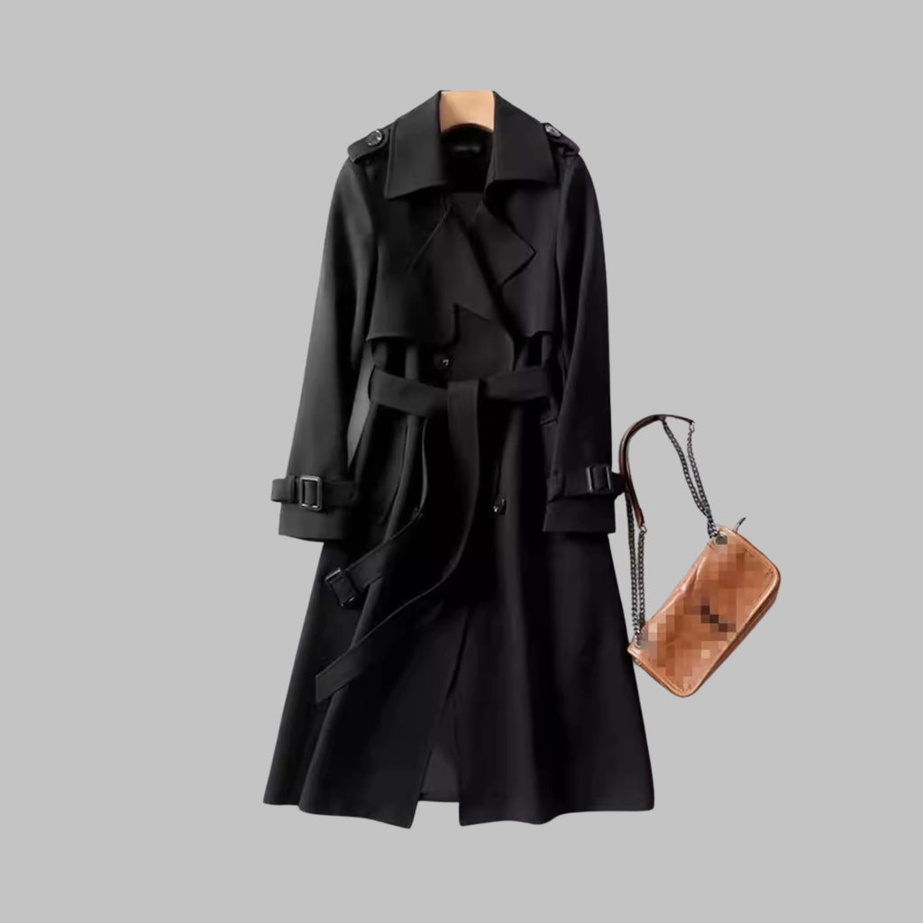 Women's Trench Coat | Knee-Length, Loose Fit, Elegant Tailoring 1