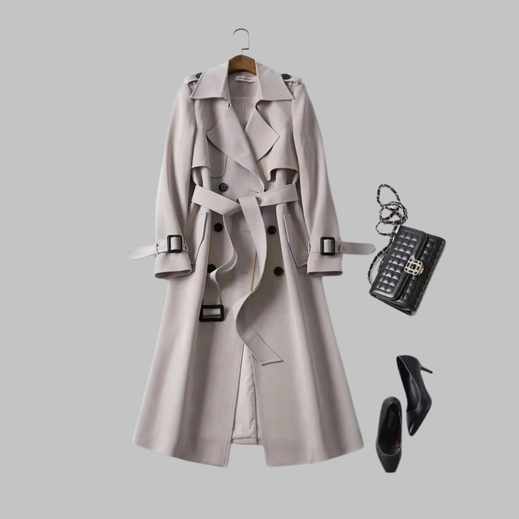 Women's Trench Coat | Knee-Length, Loose Fit, Elegant Tailoring 2