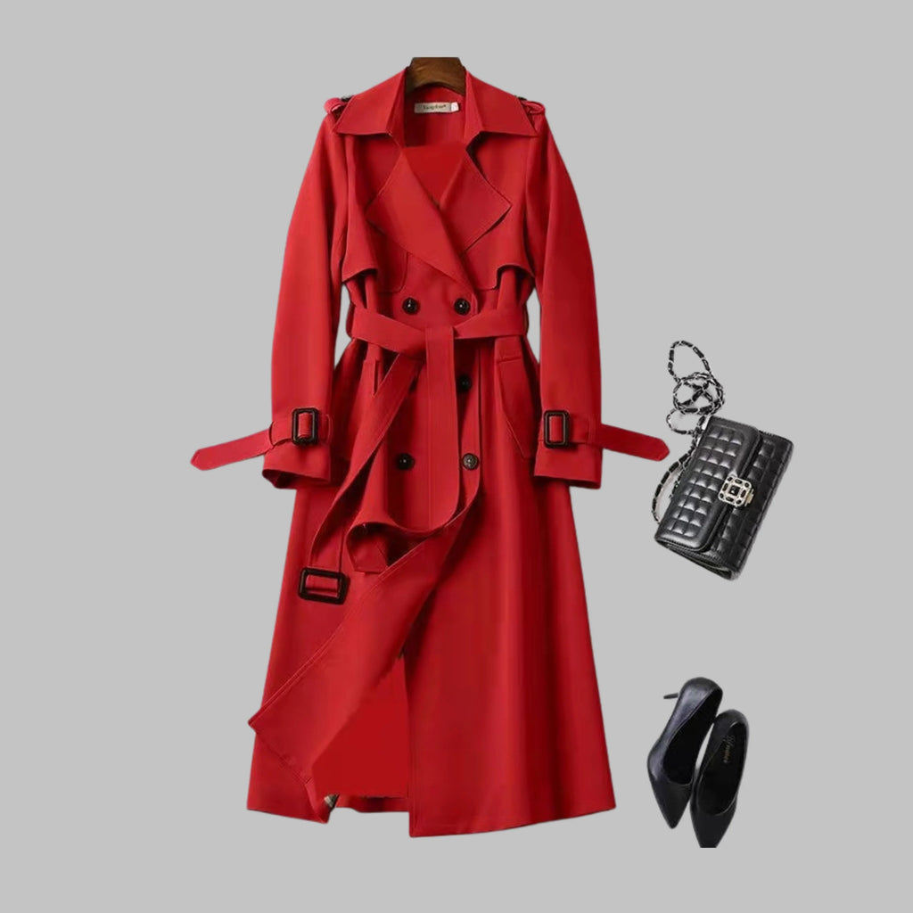 Women's Trench Coat | Knee-Length, Loose Fit, Elegant Tailoring 3