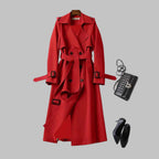 Women's Trench Coat | Knee-Length, Loose Fit, Elegant Tailoring 3