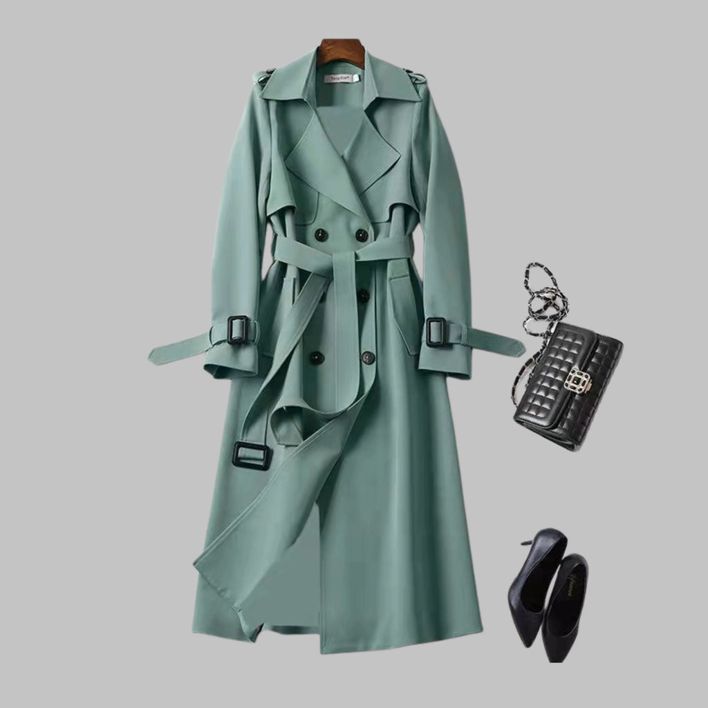 Women's Trench Coat | Knee-Length, Loose Fit, Elegant Tailoring 4