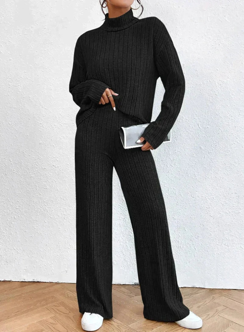 Women's Two Piece Set | Stretchy Pants and Sweater for Fall and Winter 5
