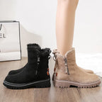 Women's Winter Boots | Faux-Fur Lined, Slip-On, Suede Finish 2