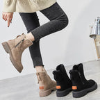 Women's Winter Boots | Faux-Fur Lined, Slip-On, Suede Finish 3