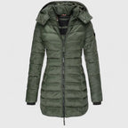 Women's Winter Coat | Slim-Fit Parka with Detachable Hood 0