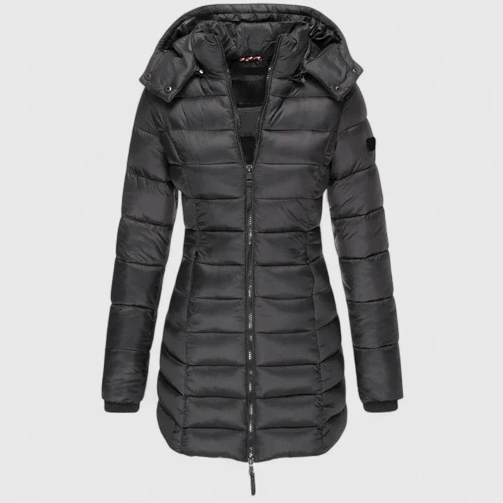 Women's Winter Coat | Slim-Fit Parka with Detachable Hood 1