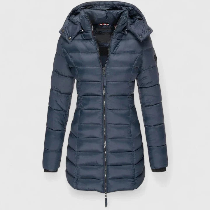 Women's Winter Coat | Slim-Fit Parka with Detachable Hood 3