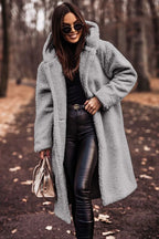 Women's Winter Coat | Wool Blend, Knee-Length, Tailored Fit with Hood 6
