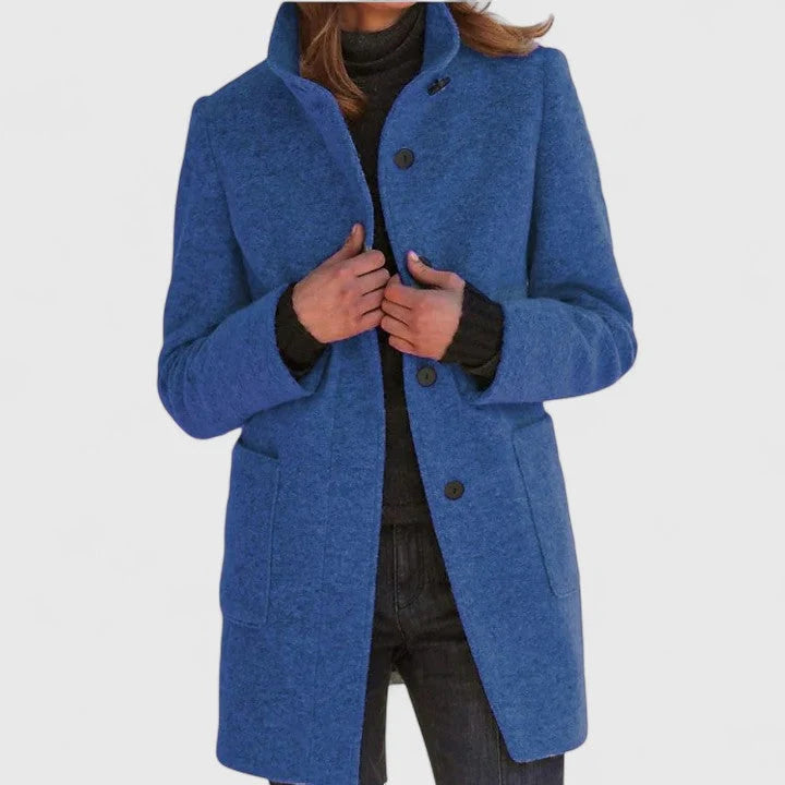 Women's Wool Trench Coat | Elegant Classic Cut, Warm Winter Layer 1