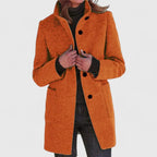 Women's Wool Trench Coat | Elegant Classic Cut, Warm Winter Layer 10