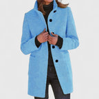 Women's Wool Trench Coat | Elegant Classic Cut, Warm Winter Layer 3