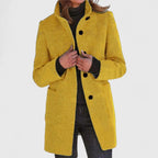 Women's Wool Trench Coat | Elegant Classic Cut, Warm Winter Layer 4