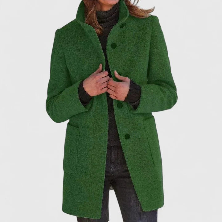 Women's Wool Trench Coat | Elegant Classic Cut, Warm Winter Layer 5
