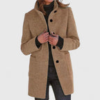 Women's Wool Trench Coat | Elegant Classic Cut, Warm Winter Layer 9